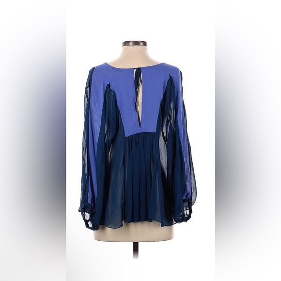 See By Chloe silk Colorblock Blouse - beautiful!!! - Picture 3 of 3